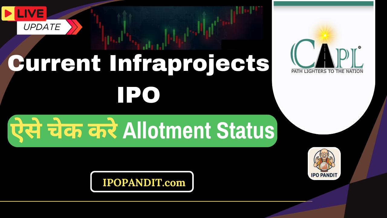 Current Infraprojects IPO Allotment Status