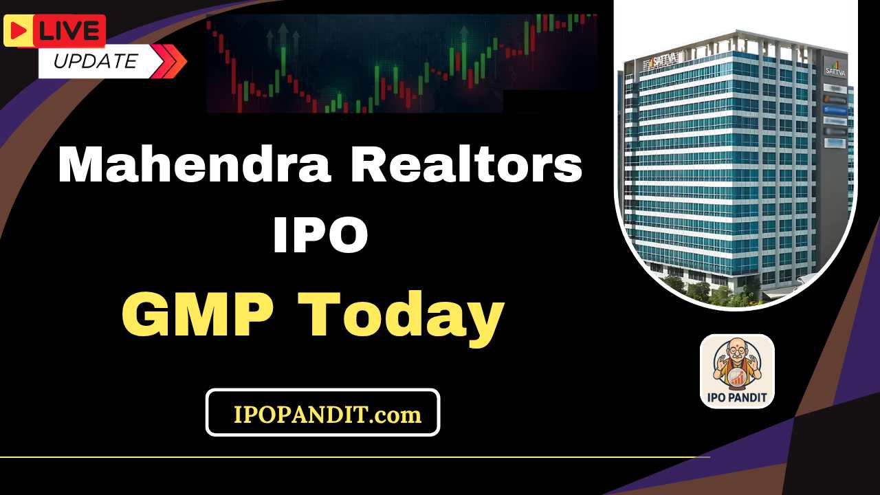 Mahendra Realtors IPO GMP Today