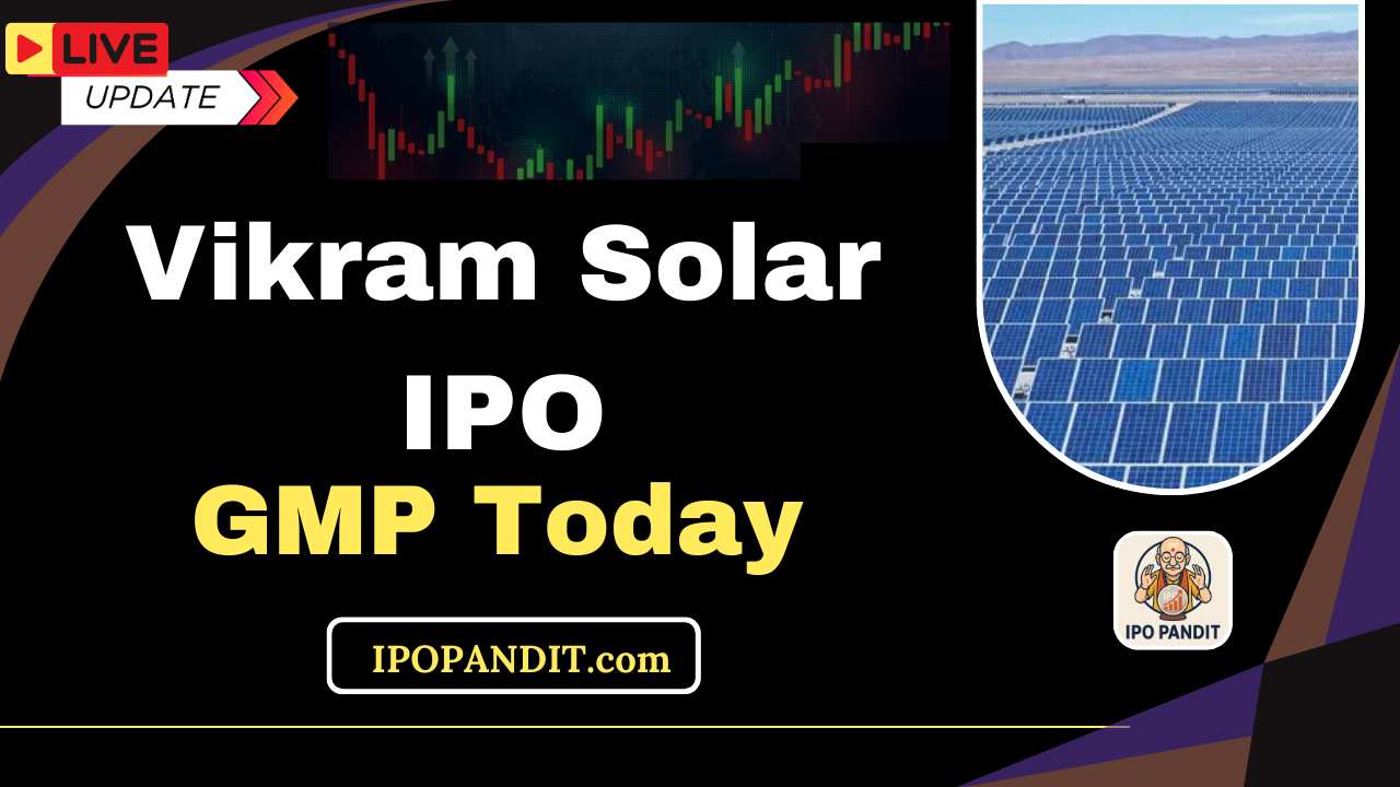 Vikram Solar IPO GMP Today